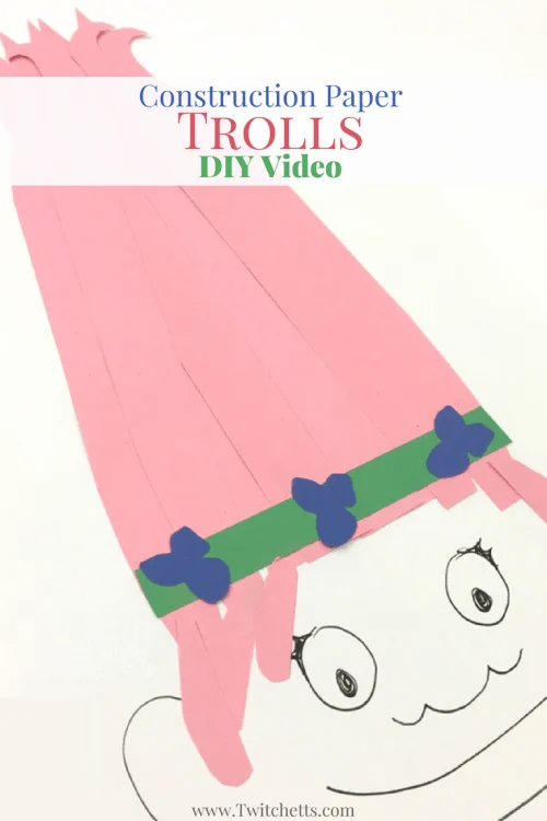 Watch this fun DIY paper Trolls video! This is a fun Trolls craft that you kids will enjoy!