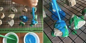 How to make fun Earth Day painted rocks - Twitchetts