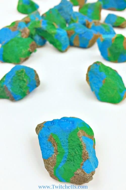 Stone painting is a great way to add earth day decorations to your class or home. Earth day for kids can be fun when painting on rocks!
