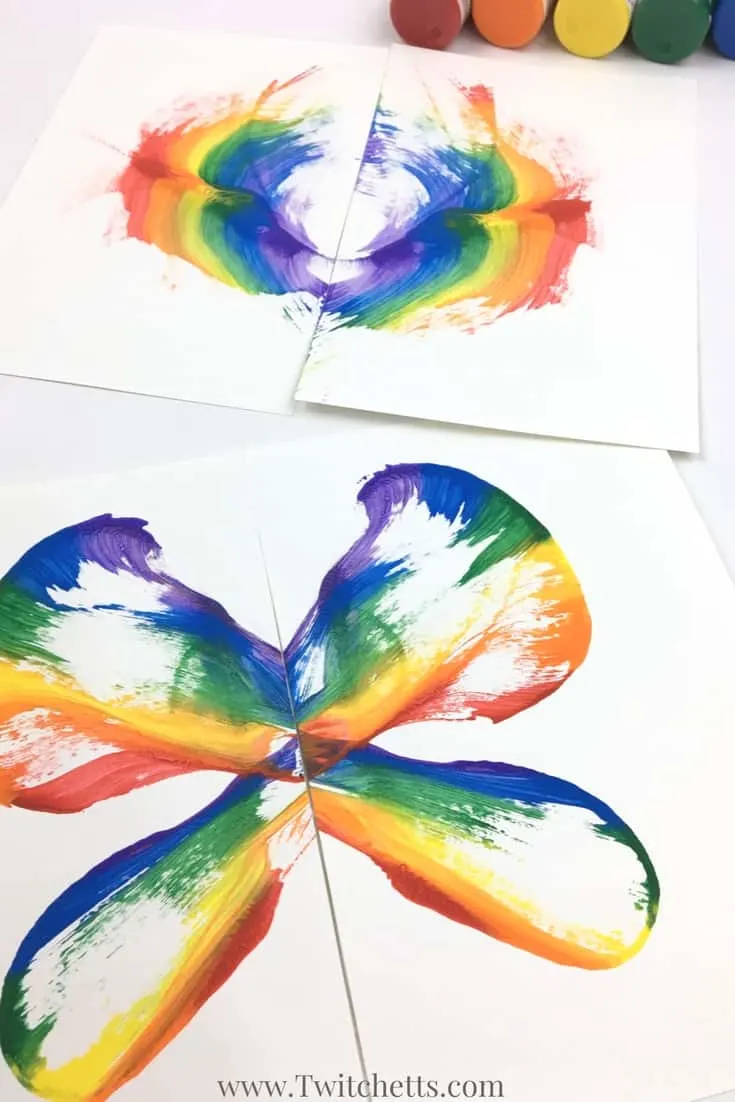 String Pull Painting: String Paint Art With Acrylic Paint - One Little  Project