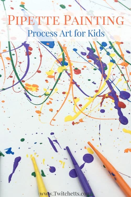 Splatter Paint is a fun process art for kids. Using rainbow colored paints and pipettes you can create this amazing rainbow paint splatter art project for kids.