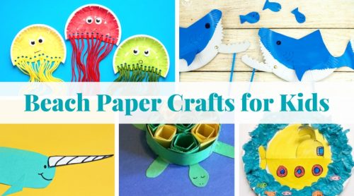 There is something about beach paper crafts that screams summer. From fish paper crafts, under the sea paper plate crafts, to turtle crafts and other ocean animal crafts. We hope you get some fun beach craft inspiration!