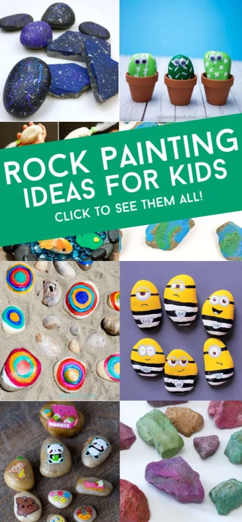 Painted Rock Photo Holder Craft for Kids - Buggy and Buddy
