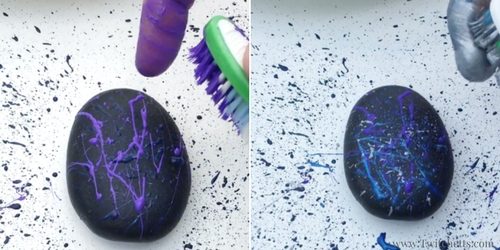 These space rocks are out of this world! Create galaxy rocks with ease. So simple even a preschooler can create these amazing outer space crafts! 