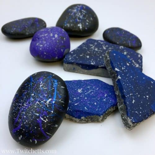 These space rocks are out of this world! Create galaxy rocks with ease. So simple even a preschooler can create these amazing outer space crafts!
