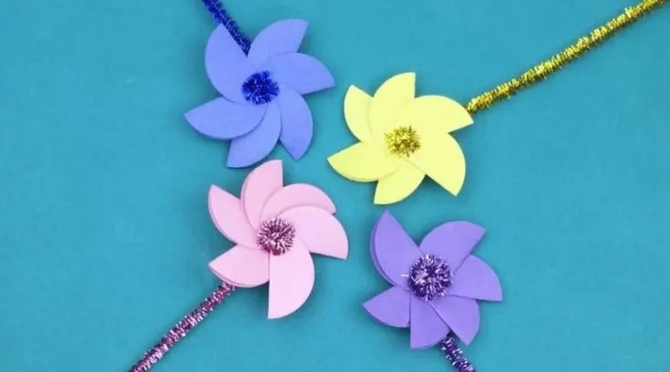 Kathryn Crafts: Pipe Cleaner Flowers