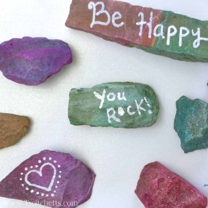 How to Dye Rocks with Food Coloring With Video Tutorial Twitchetts