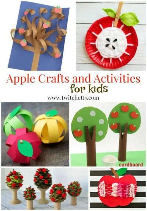 Easy Origami Apple Craft for Kids