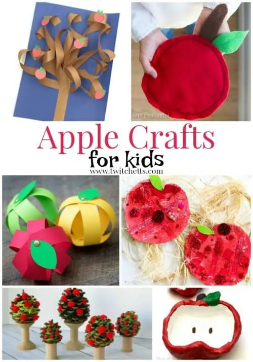 Yarn Apple Craft & Garland - Red Ted Art - Kids Crafts