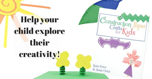 The Book Construction Paper Crafts for Kids is the perfect kids craft book and early reader activity. Work on scissor practice, fine motor, and learning to follow instructions, all while creating fun paper crafts!