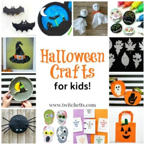 Halloween Crafts for kids - witchets, ghosts, and bats oh my! Get inspired with these fun Halloween kids crafts!