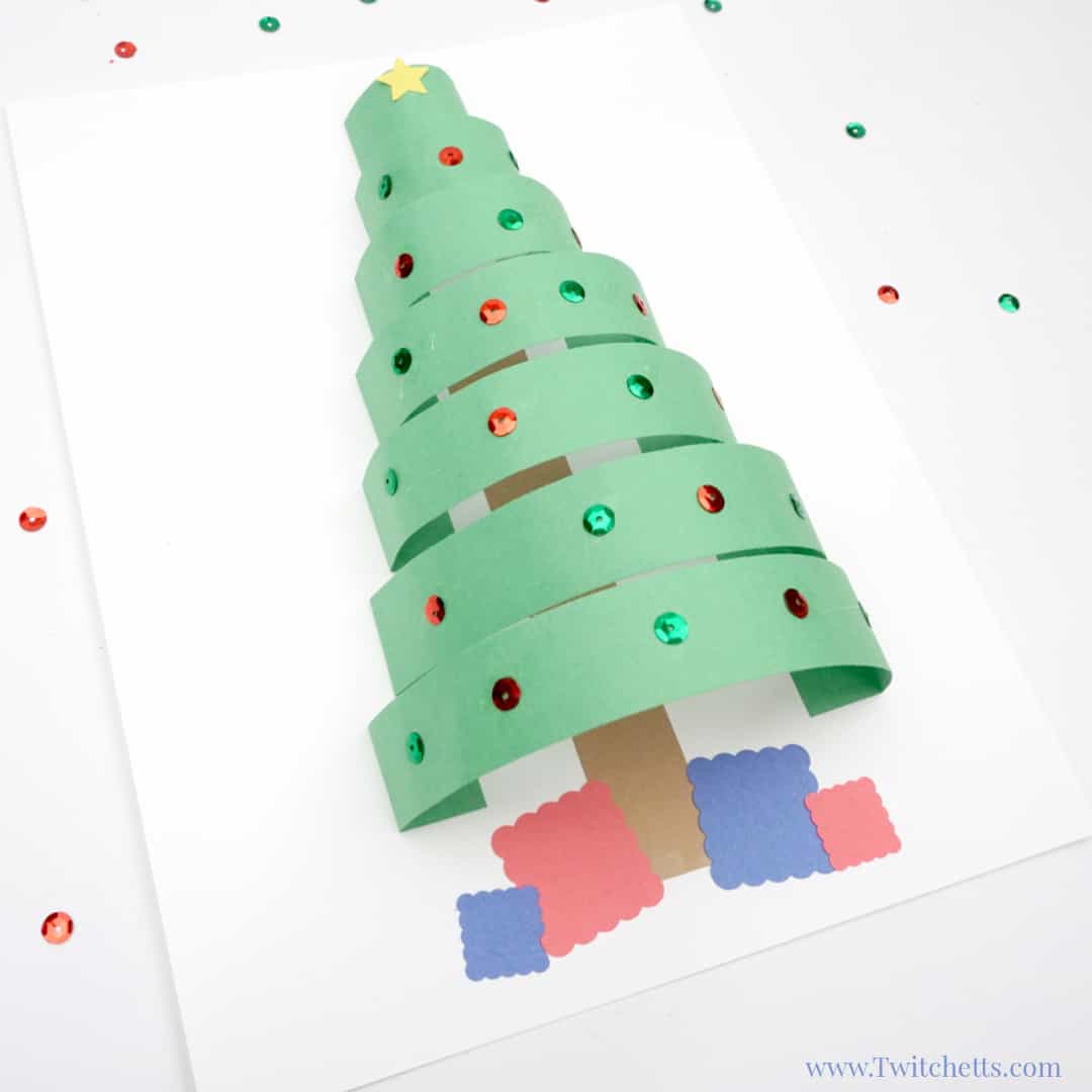 christmas tree art activities for kids