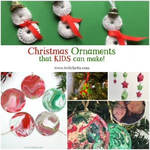 17 easy Christmas Ornaments for kids to make - Twitchetts