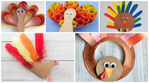 11 easy construction paper turkeys your kids will love to make - Twitchetts