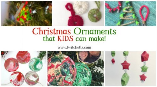 Christmas ornaments that kids can make. A collection of holiday gifts that are easy and ready for kids to create and give this season.