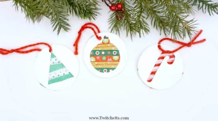 How to make a zig zag Christmas tree papercraft with kids - Twitchetts