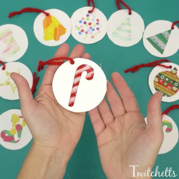 Paper Holiday Ornaments ~ Christmas Crafts for Kids  Twitchetts