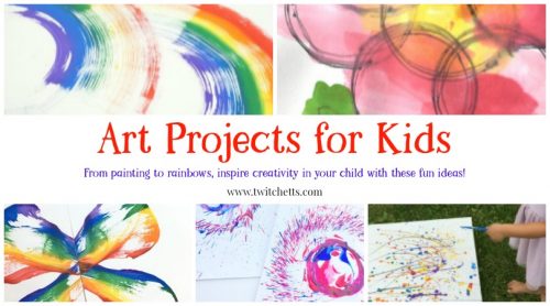 Get inspired with these art projects for kids. From creative painting projects to learning about the rainbow, this is fun art for kids