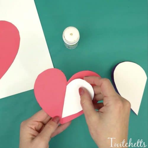 This 3D Valentine's Day Card will wow, with very little effort. And since we use construction paper, they cost next to nothing. They're perfect for passing out to friends or giving to loved ones.