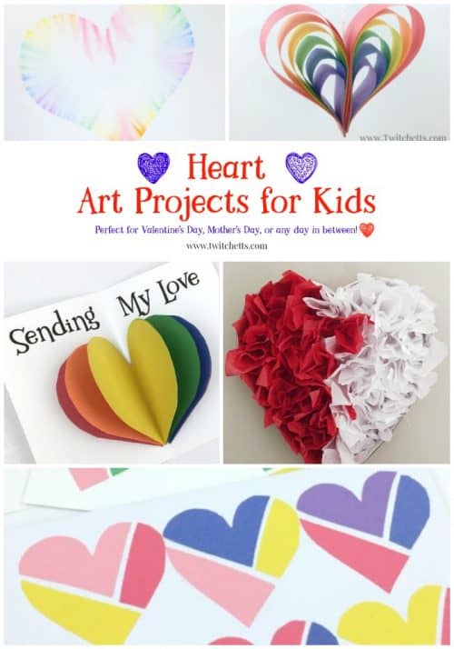 Get inspired to create with these heart art projects for all ages. Perfect for Valentine's Day, Mother's Day or any day in between.