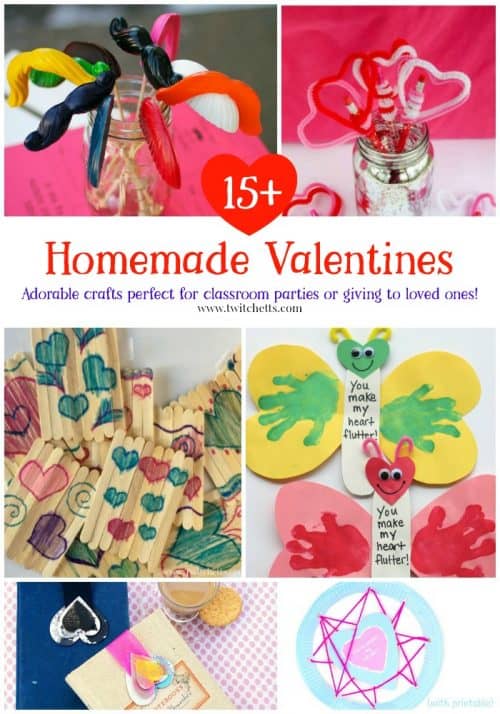 This collection of homemade Valentine's Day gifts will have your kids super excited to pass them out to friends or give them to loved ones. We hope you find a project perfect for your little ones!