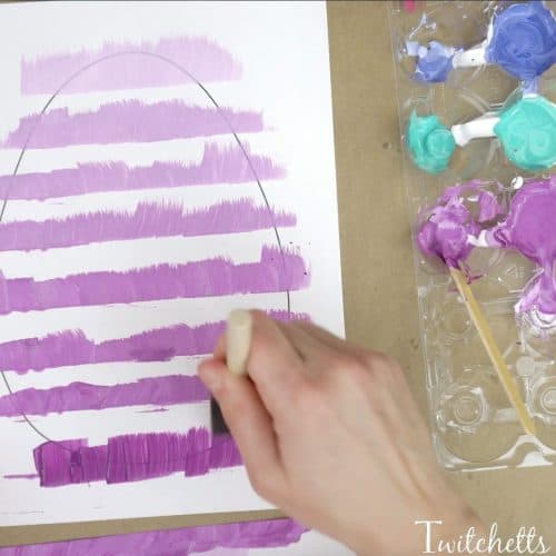 This beautiful ombre Easter Egg art project teaches kids about creating lighter and darker colors while making a fun Easter art project that kids will love! Grab some paints and lets explore this fun creative painting method!