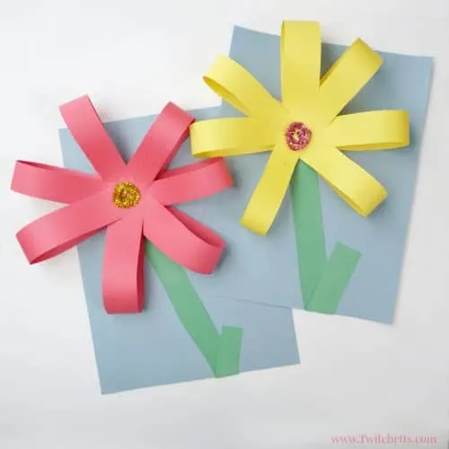 How to Make a Giant Paper Flower ~ Construction Paper Crafts for Kids 