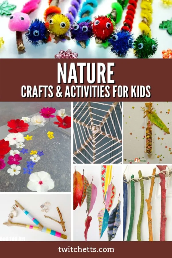 Make your own Nature Paint Brushes - Nature art painting for kids - Messy  Little Monster