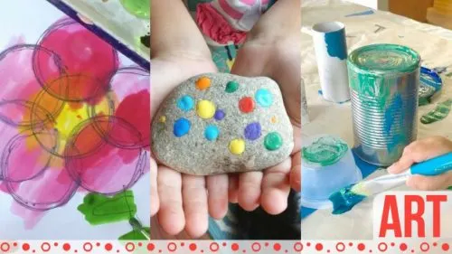 Creative dot painting technique perfect for kids and beginners - Twitchetts
