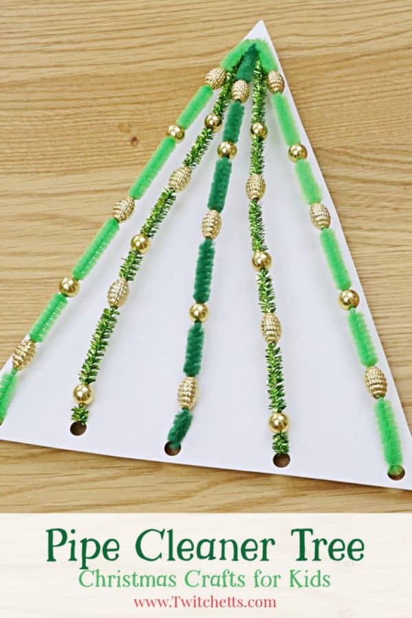 How to make a fun pipe cleaner Christmas tree activity Twitchetts