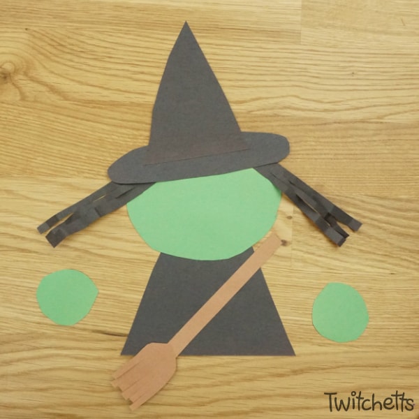 How to make a fun paper witch craftivity that kids will love - Twitchetts