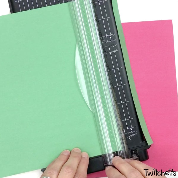 How to make a zig zag Christmas tree papercraft with kids Twitchetts