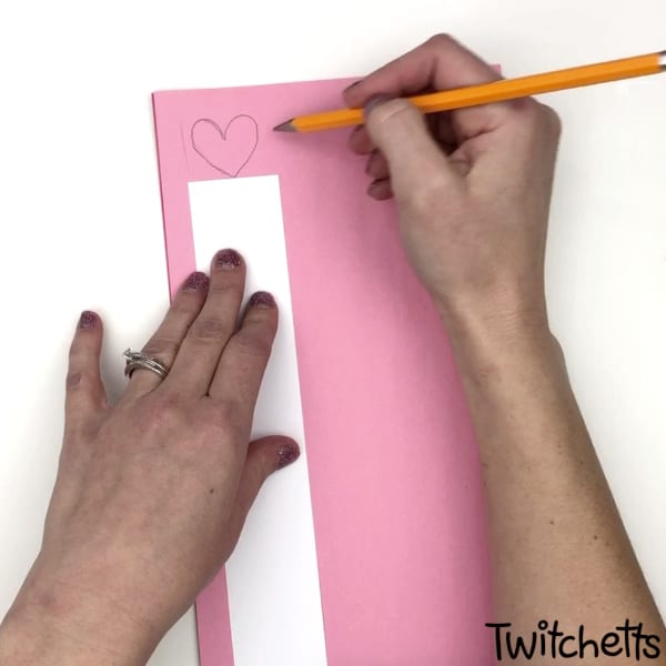 How to make fun mended paper hearts with construction paper Twitchetts