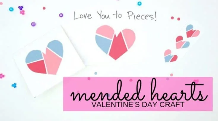 How to make a fun painted paper heart craft with your kids - Twitchetts