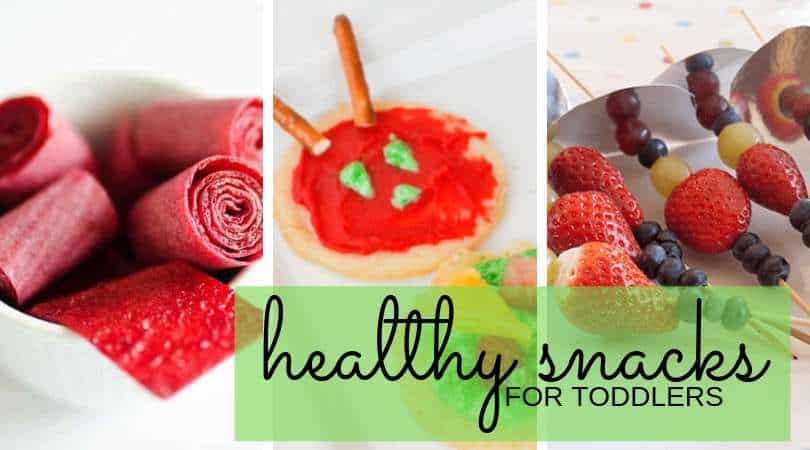 Healthy snacks for toddlers