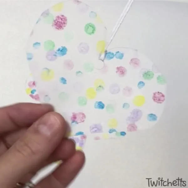 Valentine's Suncatcher Craft for Preschoolers