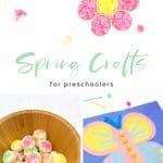 Get inspired by these easy spring crafts for preschoolers. From fun flower crafts, sweet spring treats, and fairy gardens. Perfect for welcoming in the nice weather. #twitchetts