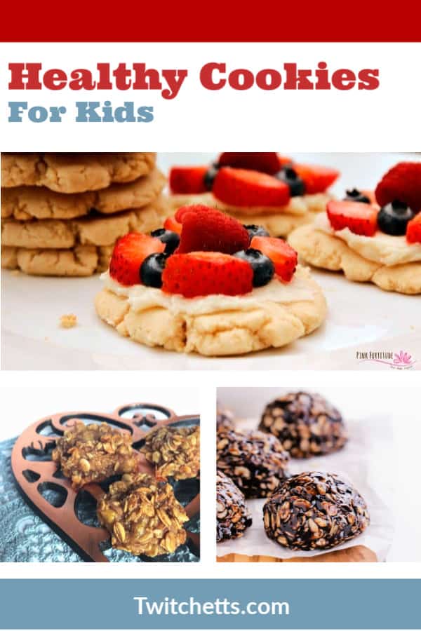 These healthy cookies for kids are a great way to give them a treat with some goodness, too. Plus, they're all super simple to make and don't take any time at all. #twitchetts