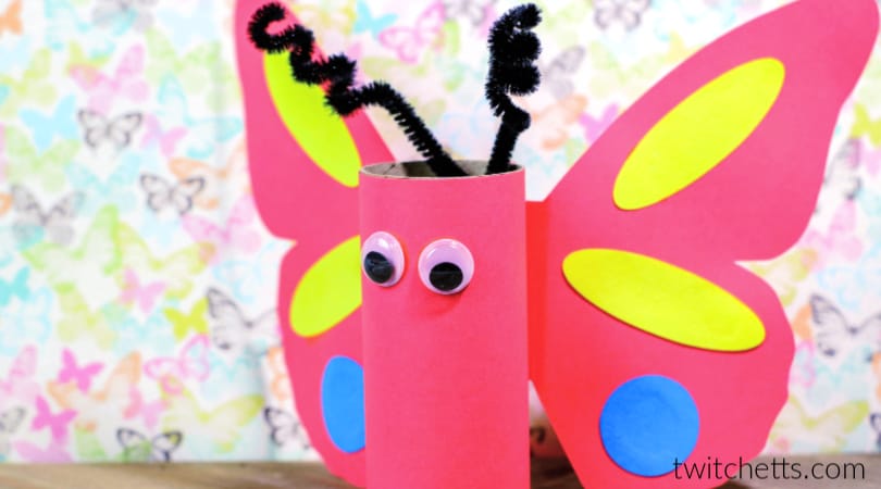 This fun Toilet Paper Roll Butterfly activity is a great way to show the kids how they can easily upcycle things that might just be lying around the home. Plus, butterflies are so much fun to make! With just a few simple supplies and a free printable template, your little ones can have a craft that they're going to love showing off.