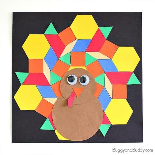 20 easy Thanksgiving construction paper crafts for kids Twitchetts