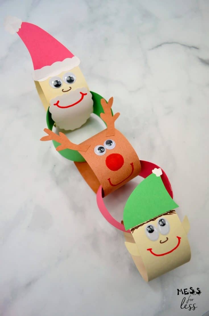 24 Easy Construction Paper Christmas Crafts - Twitchetts