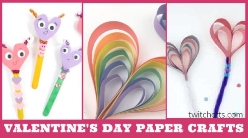 These easy construction paper Valentine crafts for kids are the perfect way to show your love this holiday. Choose a simple craft for your classroom or kitchen table.