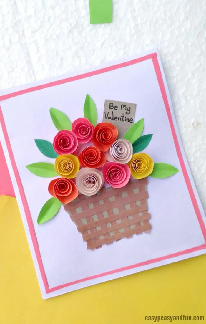 20 Construction Paper Valentine Crafts For Kids - Twitchetts