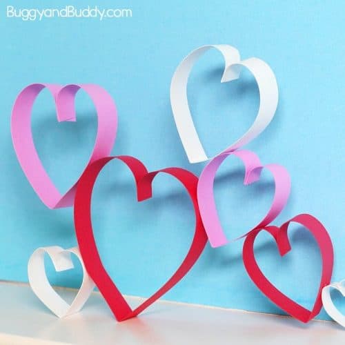 20 Construction Paper Valentine Crafts For Kids - Twitchetts