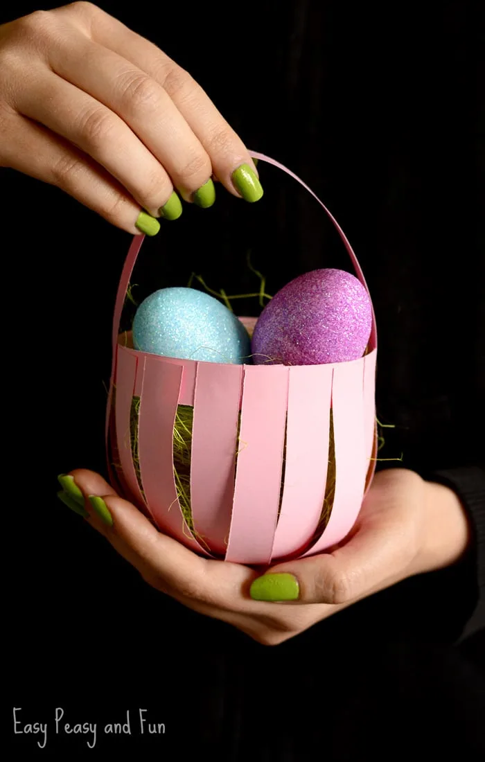 Simple Easter Construction Paper Craft - Easy Peasy and Fun