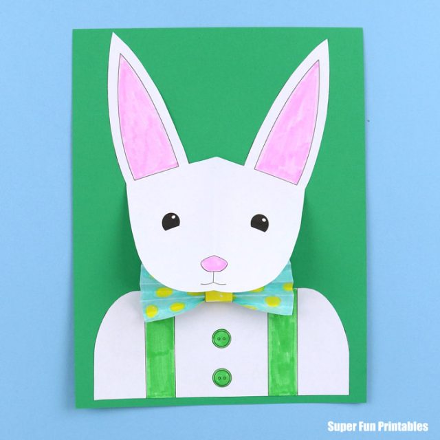 37 easy Construction Paper Easter crafts for kids Twitchetts