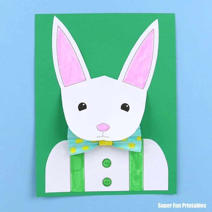 37 easy Construction Paper Easter crafts for kids - Twitchetts