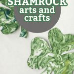 Images of Shamrock crafts. Text reads "Shamrock Arts and Crafts"