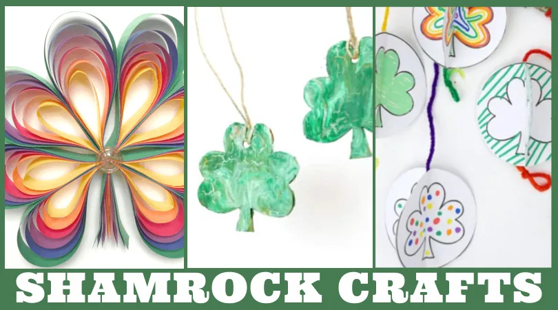 Easy Dot Art Shamrock Craft For Kids - St. Patrick's Day