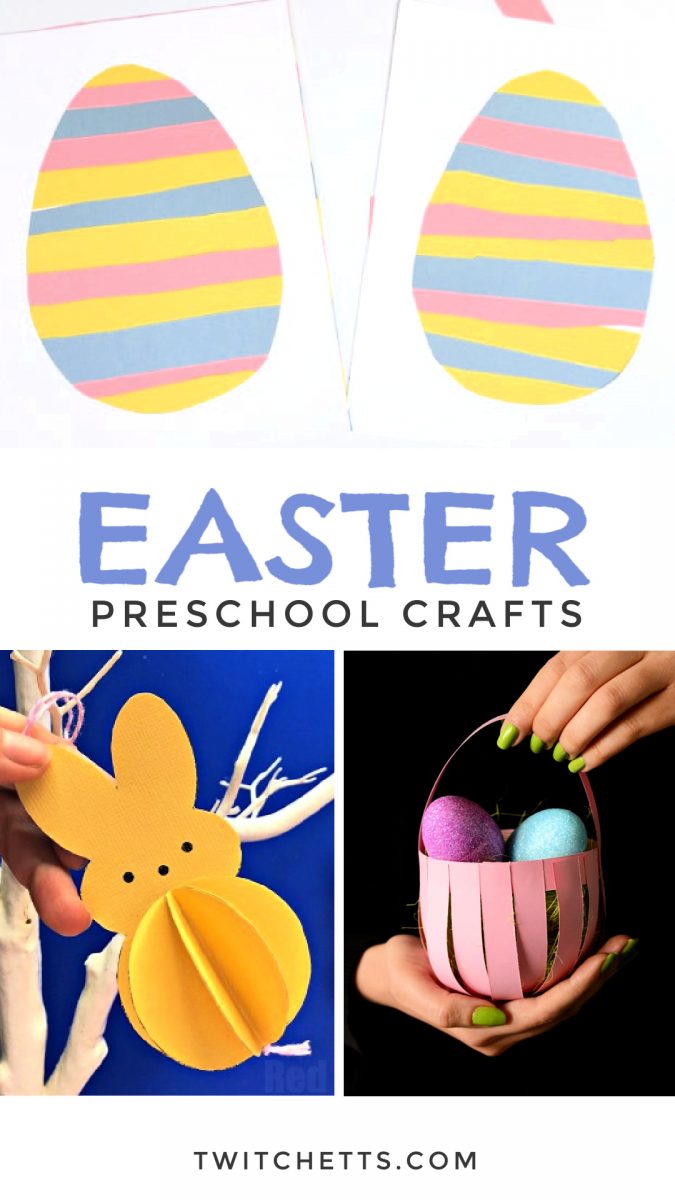 37 easy Construction Paper Easter crafts for kids Twitchetts